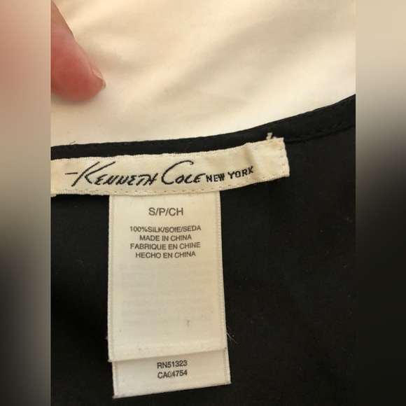 Black Silk Dress by Kenneth Cole New York - Picture 6 of 12